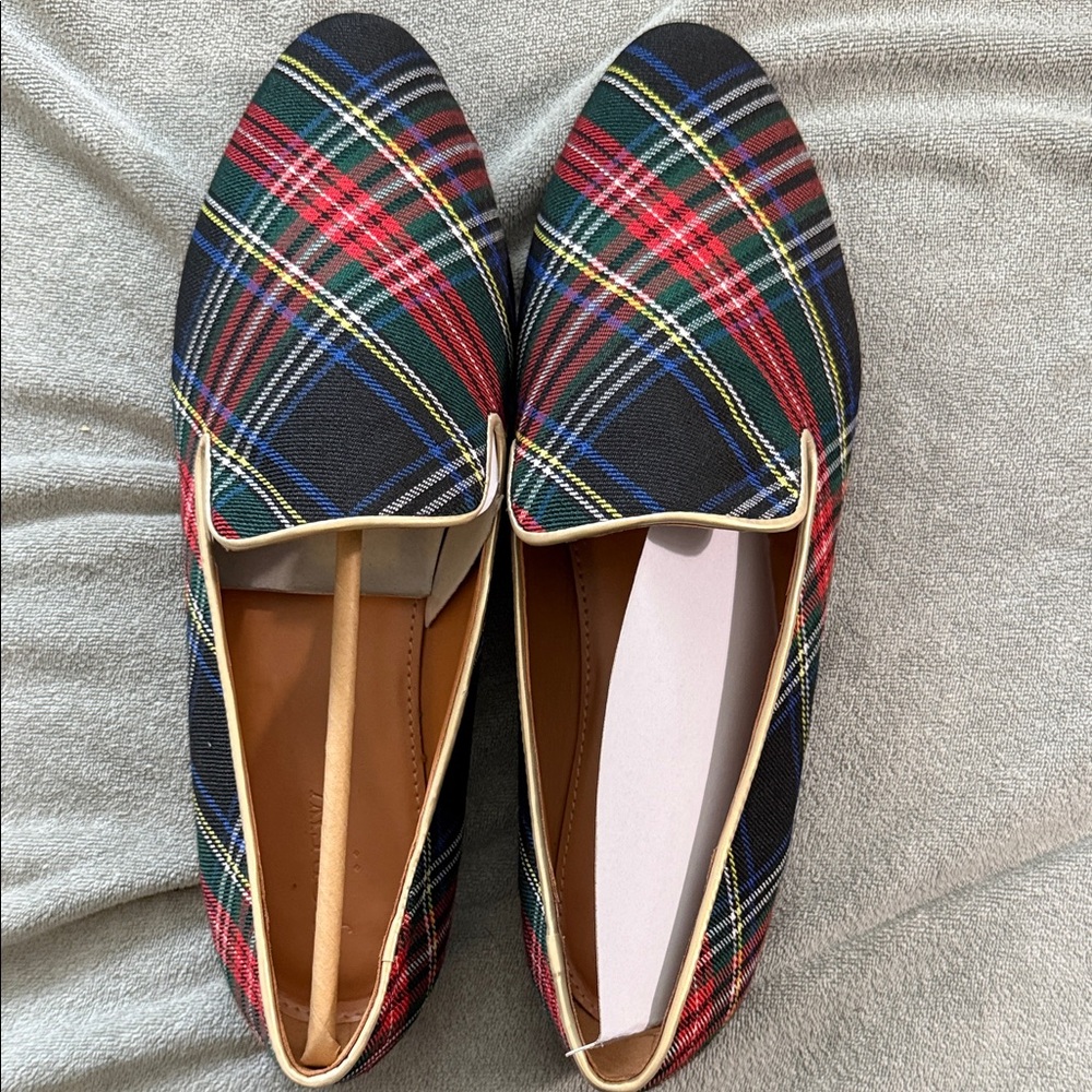 J.Crew Plaid Loafers for Women